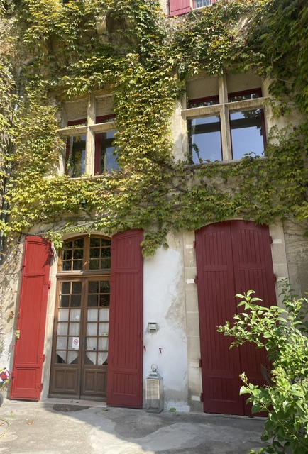 Château de Cassagne façade avec du lierre
